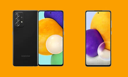 Samsung Galaxy A52 y A72 filtrados en el sitio web de Samsung